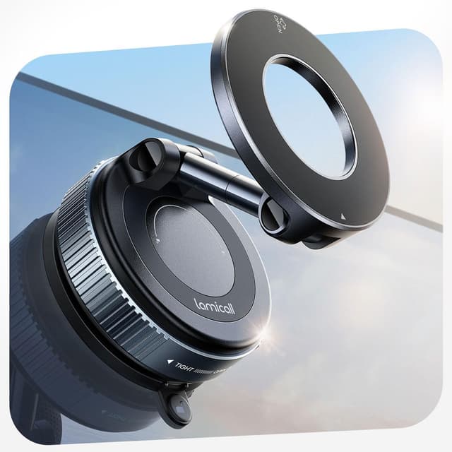 Detalle de Lamicall Soporte Móvil Coche MagSafe 24 imanes