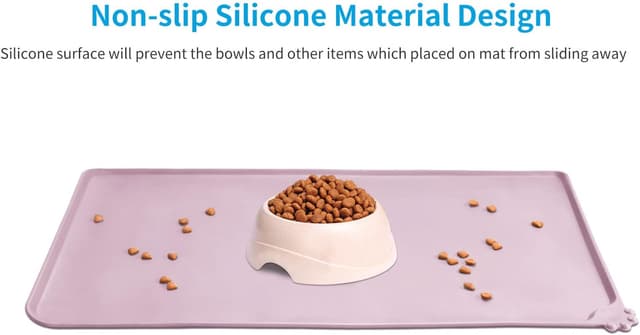 Detalle 2 de AUDWUD Tapis d'alimentation 87 x 58 cm 🐾