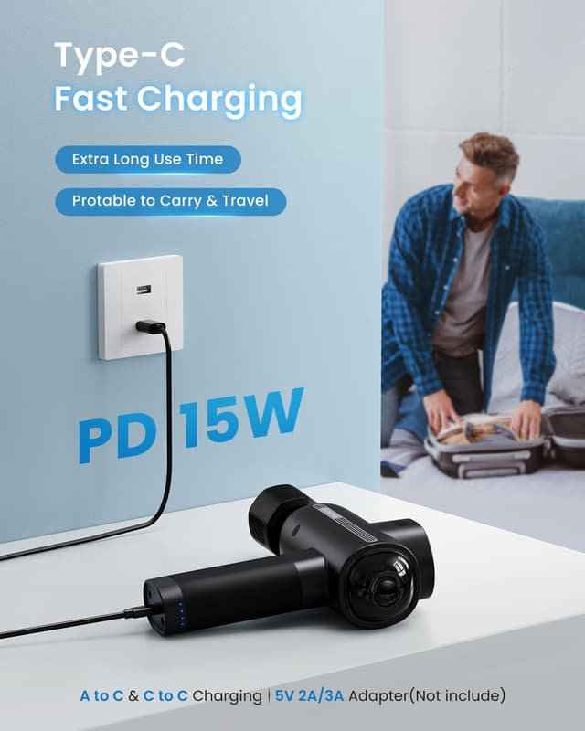 Thumbnail 4 de RENPHO Pistola de Masaje Muscular Calor y Frío 💆