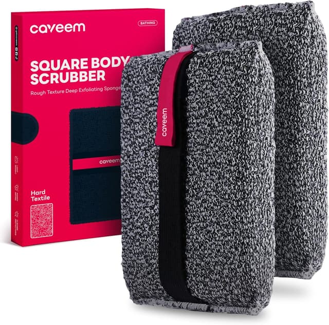 Detalle de Caveem Exfoliating Body Scrubber 2-Pack