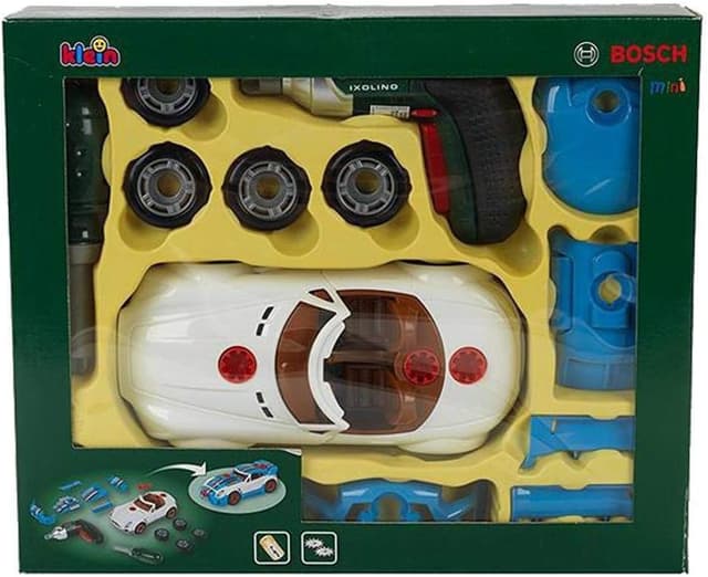 Detalle 2 de Theo Klein 8668 Set Bosch per la messa a punto dell’auto con avvitatore a batteria Ixolino