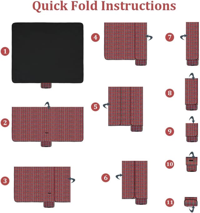 Thumbnail 4 de Alaoo Manta Impermeable 200 x 200 cm para picnic