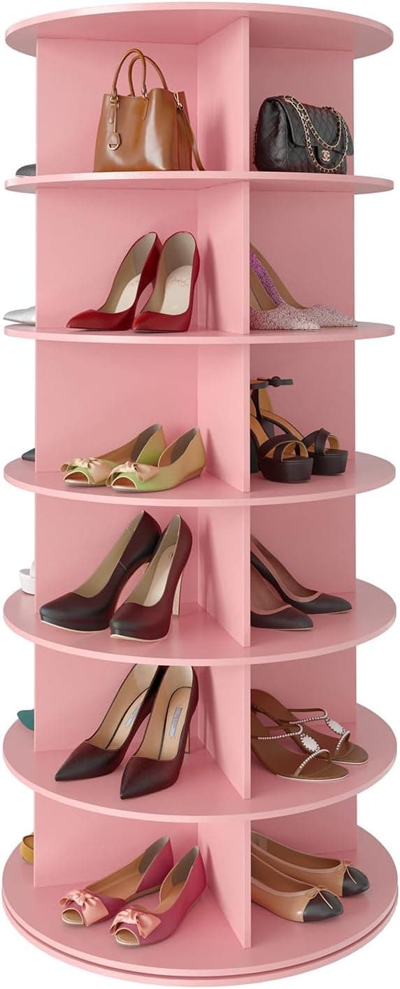 Detalle de SpaceAid 6-Tier rotating shoe rack 6 tiers