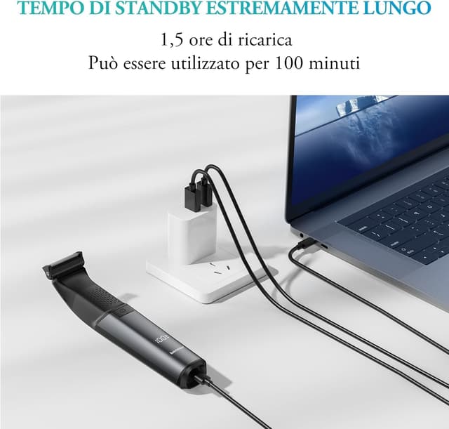 Thumbnail 6 de kensen Rasoio elettrico corpo 2-in-1, autonomia 100 min 🪒