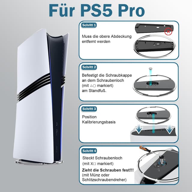 Detalle 2 de BYZANDQI Vertikaler Standfuß für PS5