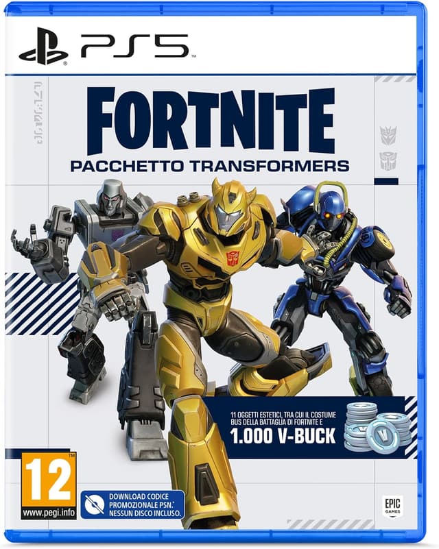Detalle de Fortnite Transformers Pack (codice download) - PS5