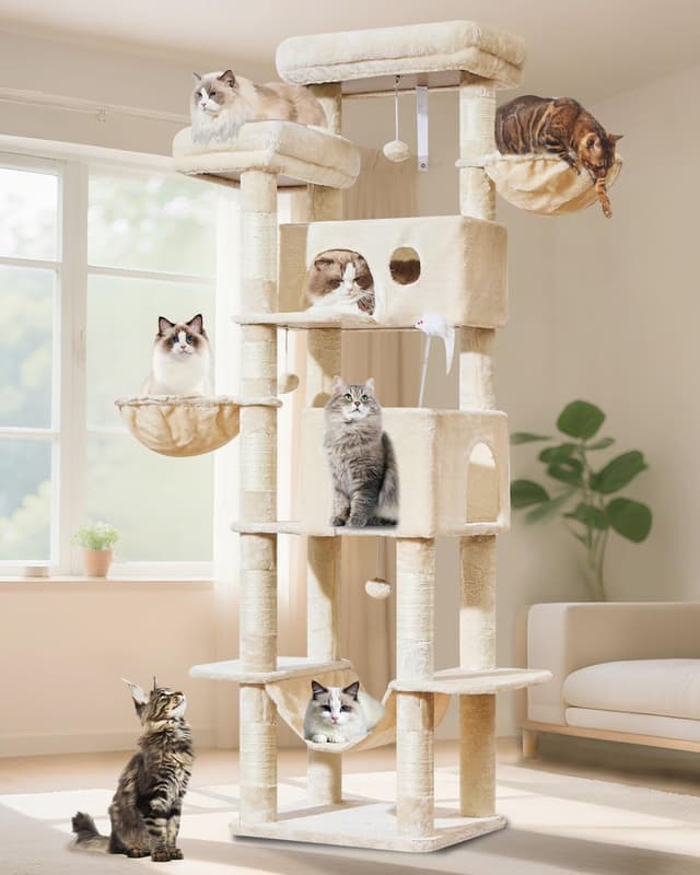 Detalle de Taoqimiao Rascador para Gatos Grandes 193cm