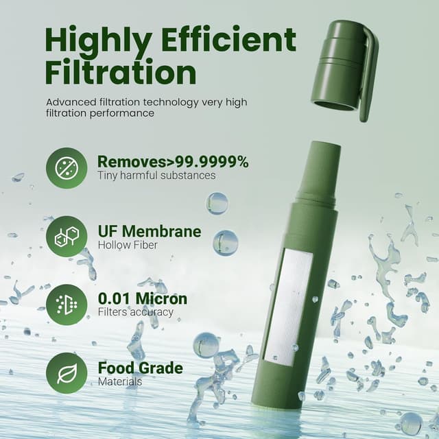 Thumbnail 1 de Joypur Paille Filtrante Survie Purificateur d'Eau