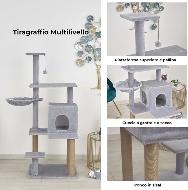 Detalle de Baroni Home tiragraffi ad albero 122 cm