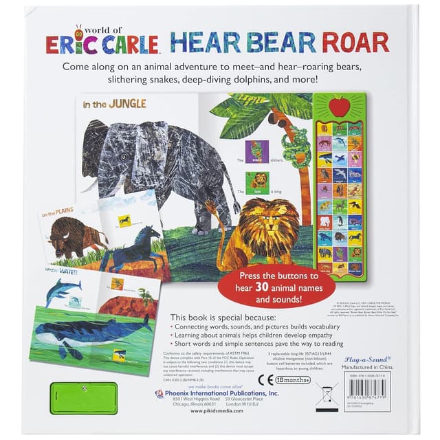 Thumbnail 1 de PI Kids Hear Bear Roar 30-button soundbook