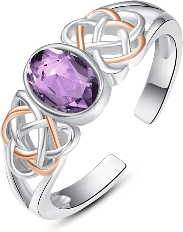 Thumbnail 5 de Praymos 925 Sterling Silver Birthstone Ring 💍