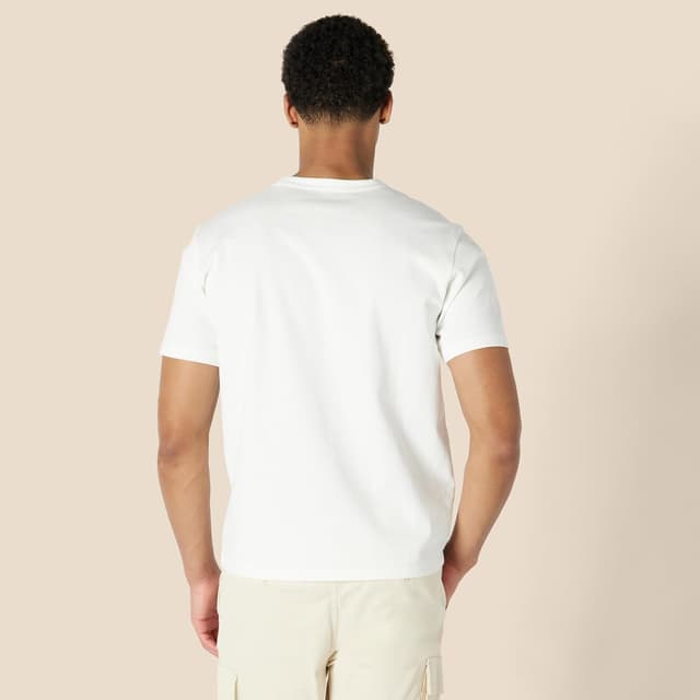 Detalle 2 de Amazon Essentials Men’s Relaxed-Fit Heavyweight Cotton T-Shirt