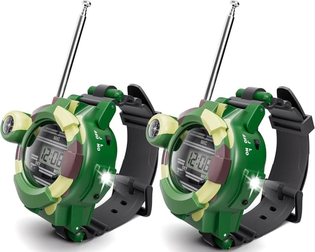 Detalle de Walkie Talkies Watch Spy Watch for Kids (Age 8–12) — 7-in-1 Digital Talkback Watch Toy