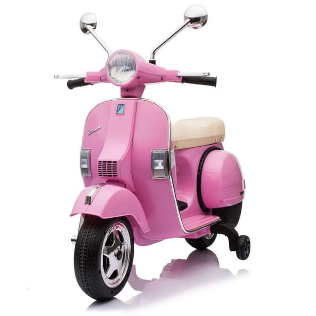 Imagen de Ataa Cars Vespa Clásica moto eléctrica 12V Rosa en OfertitasTOP