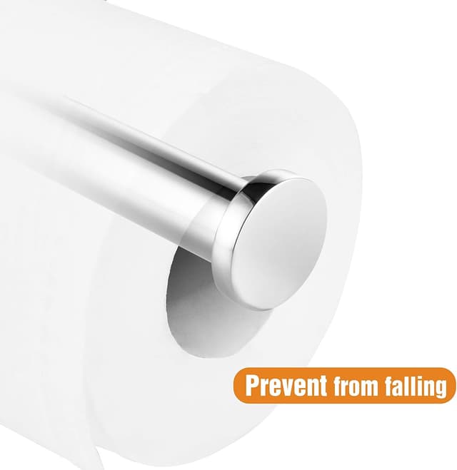 Detalle 2 de HITSLAM toilet roll holder wall mounted stainless steel