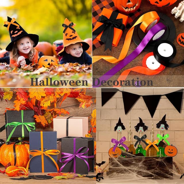 Thumbnail 3 de Satinband Geschenkband Weiß 15 mm, 22 m Rolle