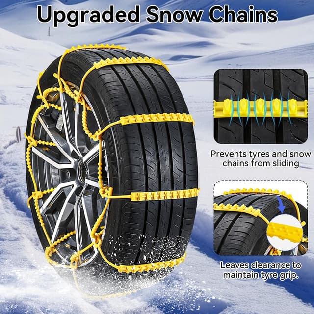 Thumbnail 3 de GOHHME Snow Chains 165mm–265mm for Cars