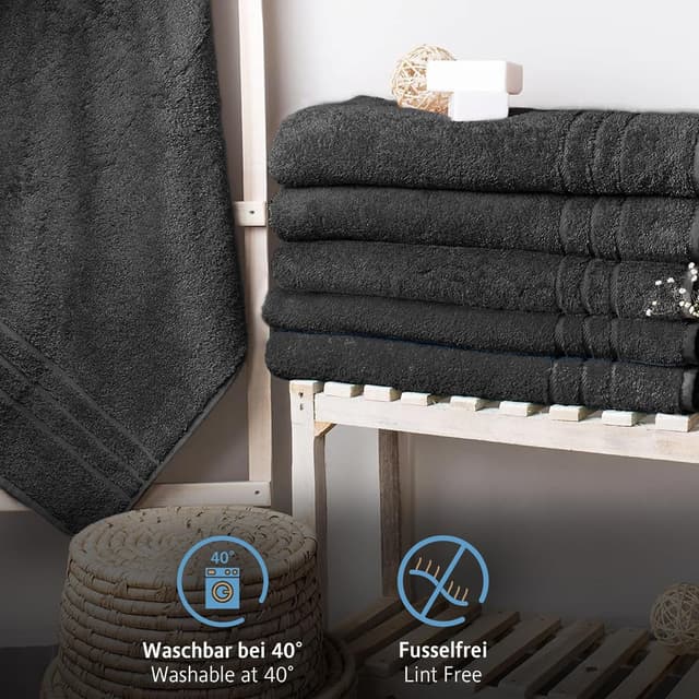 Detalle de Komfortec Serviette de sauna 100 x 200 cm