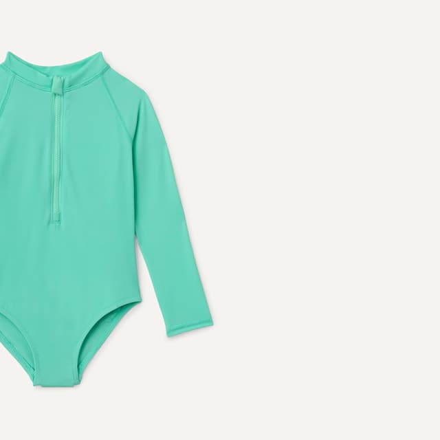 Detalle 2 de Amazon Essentials Fille maillot de bain une pièce rashguard à manches longues