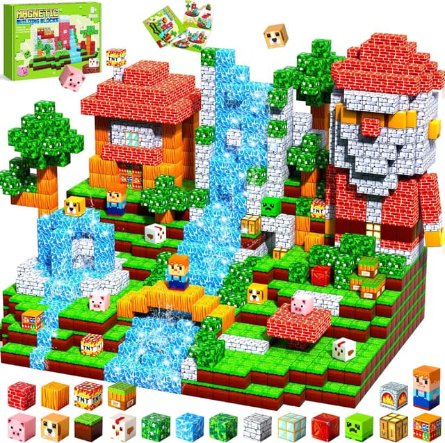 Imagen de Pourbibi Blocs magnétiques 108 pièces 🧩 en OfertitasTOP