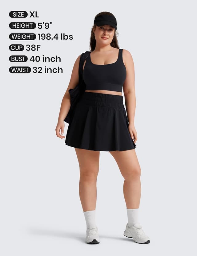 Thumbnail 6 de CRZ YOGA Women’s ButterLuxe U Back Padded Low Impact Sports Bra Crop Top