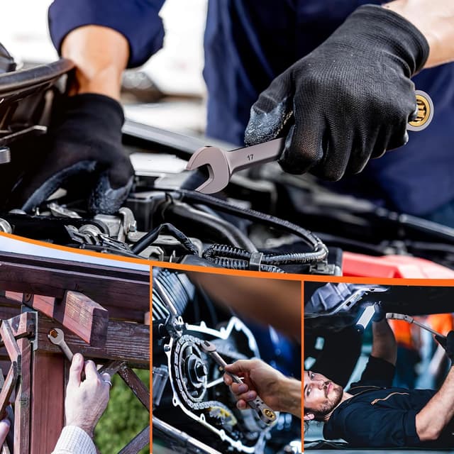 Thumbnail 6 de SS Shovan ratchet spanner set 8PCS, 8 to 19mm