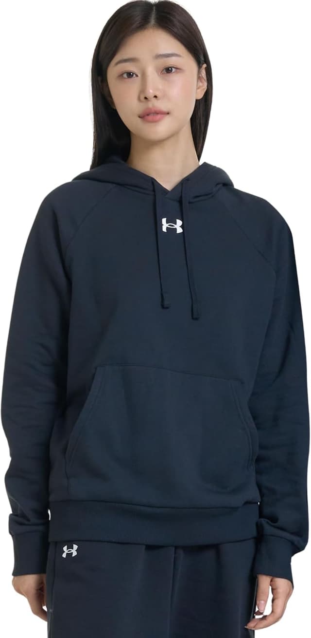 Detalle de Under Armour Men’s UA Rival Fleece Hoodie Shirt (Black)