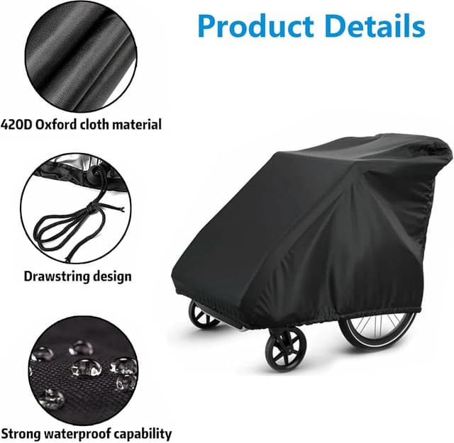 Thumbnail 5 de FUOBECIE Faltgarage für Fahrradanhänger