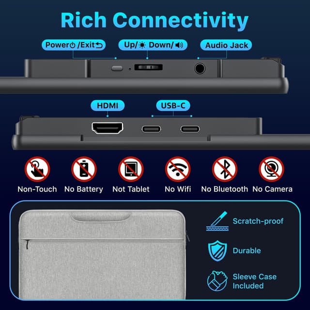 Thumbnail 6 de Upperizon 21.5-inch Portable Monitor 120Hz