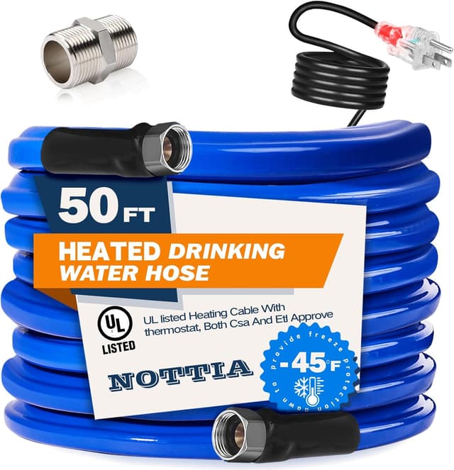 Imagen de 50FT Heated Water Hose for RV, Freeze Protection to -45°F en OfertitasTOP