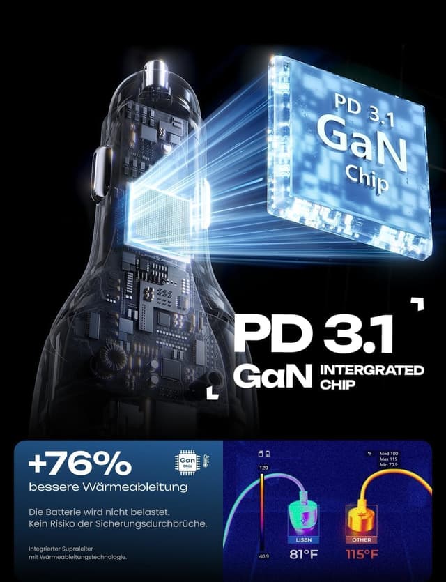 Thumbnail 6 de LISEN 170W Zigarettenanzünder 🔌