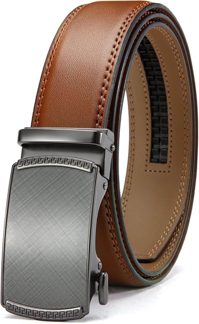 Detalle 2 de CHAOREN ratchet leather belt 1 3/8 inch