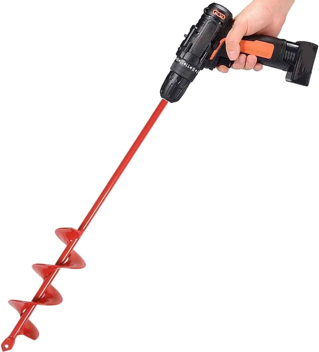 Detalle de SYITCUN Gartenbohrer für Bohrmaschine 4x42 cm