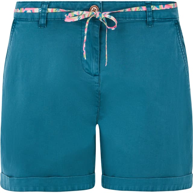 Detalle de Protest Pantalón corto de mujer Tulip: algodón con elastán para un look veraniego cómodo