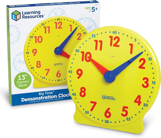Detalle de Learning Resources Big Time Horloge 12 heures