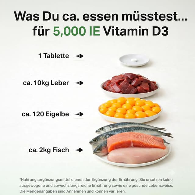 Thumbnail 4 de Vitamin D3 K2 hochdosiert – 120 Tabletten