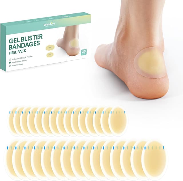 Detalle de Welnove 30 Patches Talón para Ampollas