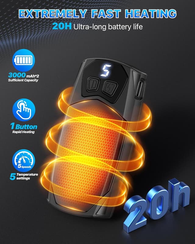 Thumbnail 1 de Kesguar Hand Warmer 6000mAh 2 Pack