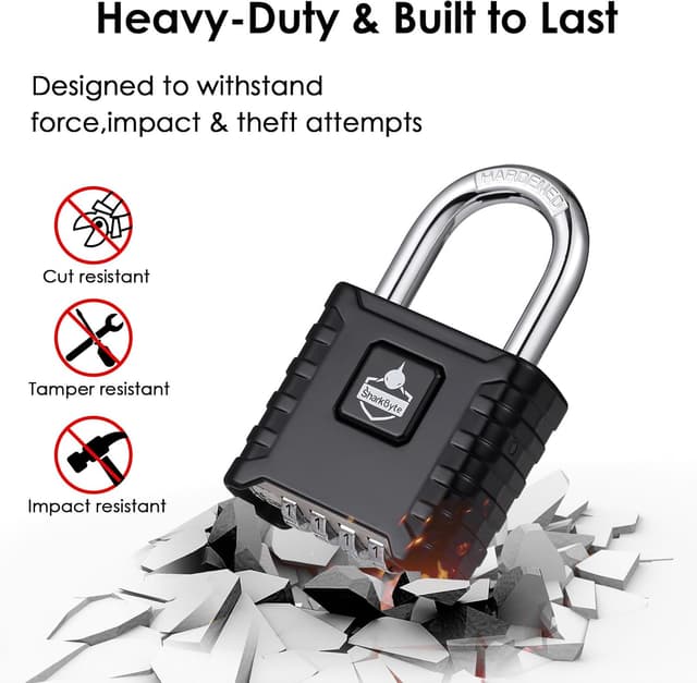 Detalle de SharkByte Heavy Duty 52mm Padlock