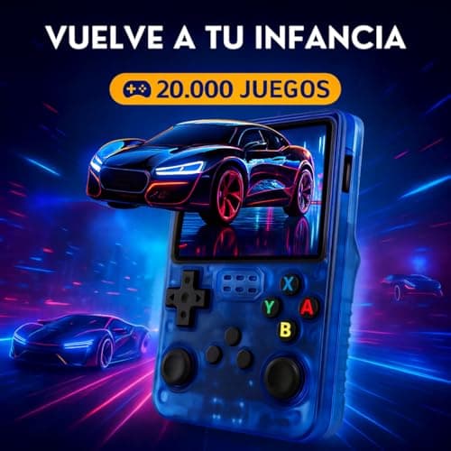 Detalle 1 de Genzo Consola Retro Portátil 20000 Juegos