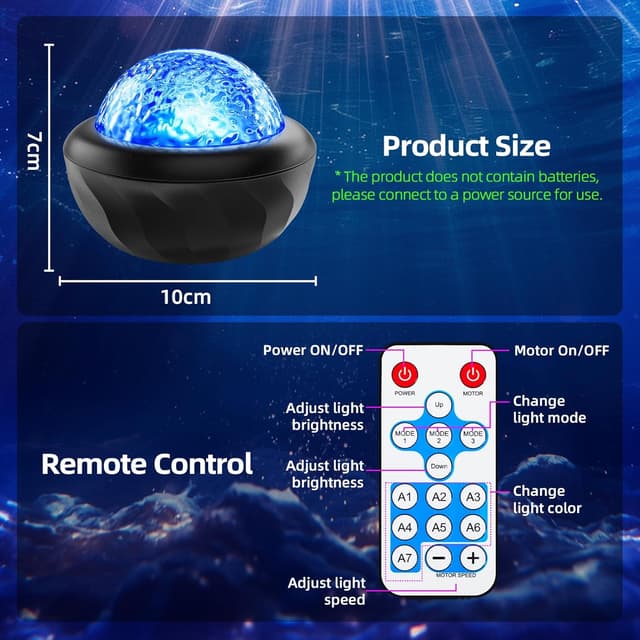 Thumbnail 4 de Fokky Sternenhimmel Projektor 7 Farben