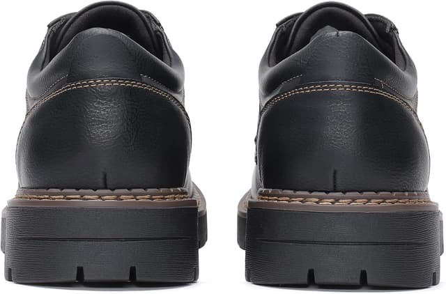 Detalle de Bruno Marc Oxford eleganti con lacci da uomo: comodi per ufficio e cerimonia