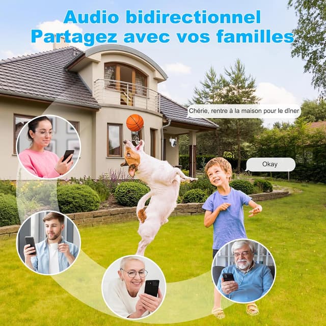 Detalle de CAYVIS 2MP Caméra IP WiFi extérieure PTZ