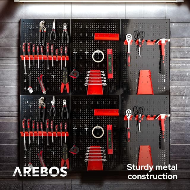 Thumbnail 3 de Arebos Panel Portaherramientas 6 piezas