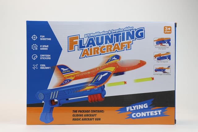 Thumbnail 1 de Airplane Launcher 3-Pack LED Glider Set 🪁