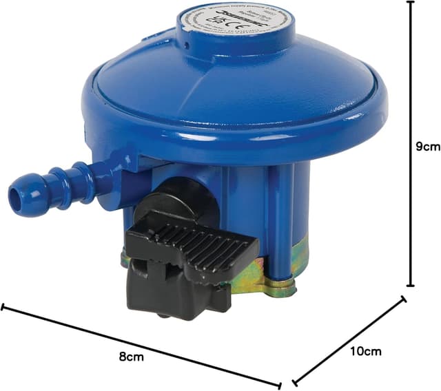 Thumbnail 2 de Silverline Regulador Clip-On Butano 1,5 kg/h 🔥 Azul