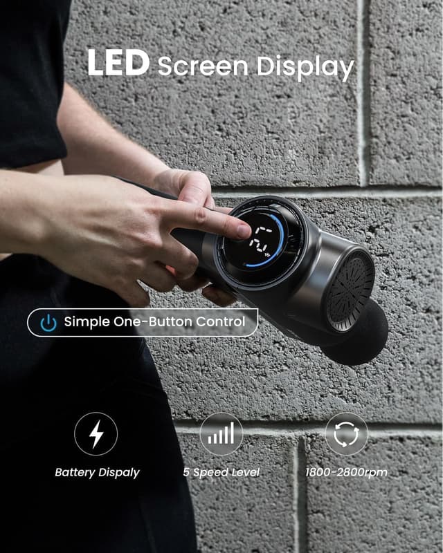 Thumbnail 3 de RENPHO Pistola Massaggio 2000 mAh 💆