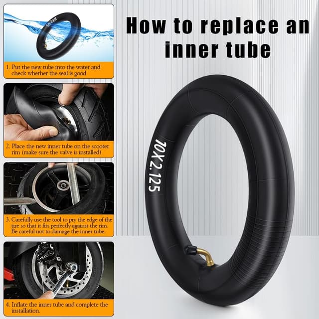 Thumbnail 4 de Ainiv Schlauch 10 Zoll 2er Set für Kinderfahrzeuge