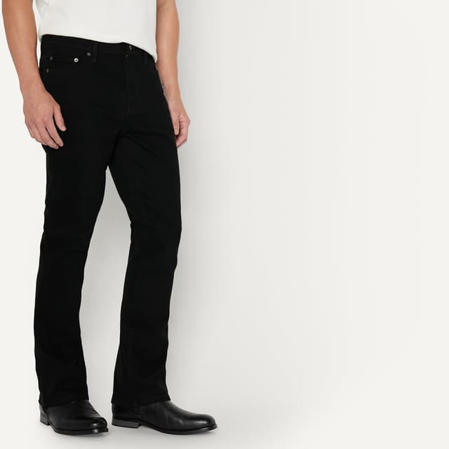 Detalle de Amazon Essentials Jean bootcut à faible élasticité coupe ajustée homme