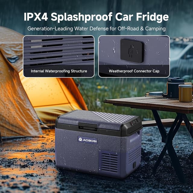 Detalle 2 de AAOBOSI 25L Car Fridge Freezer